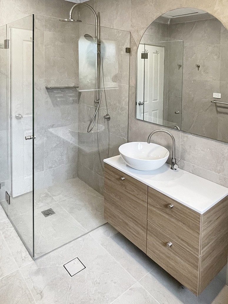 Full Bathroom Renovations work by Eleva Construction