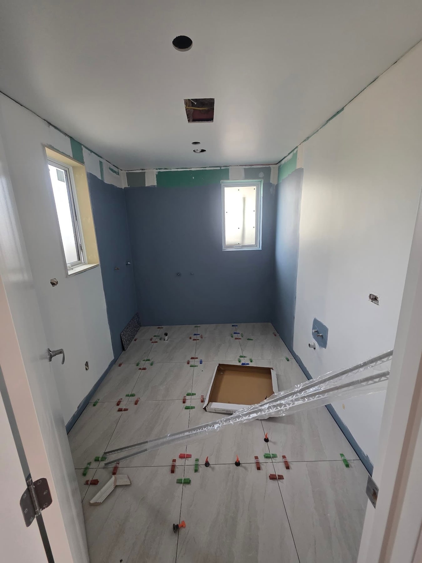 Waterproofing and tiling